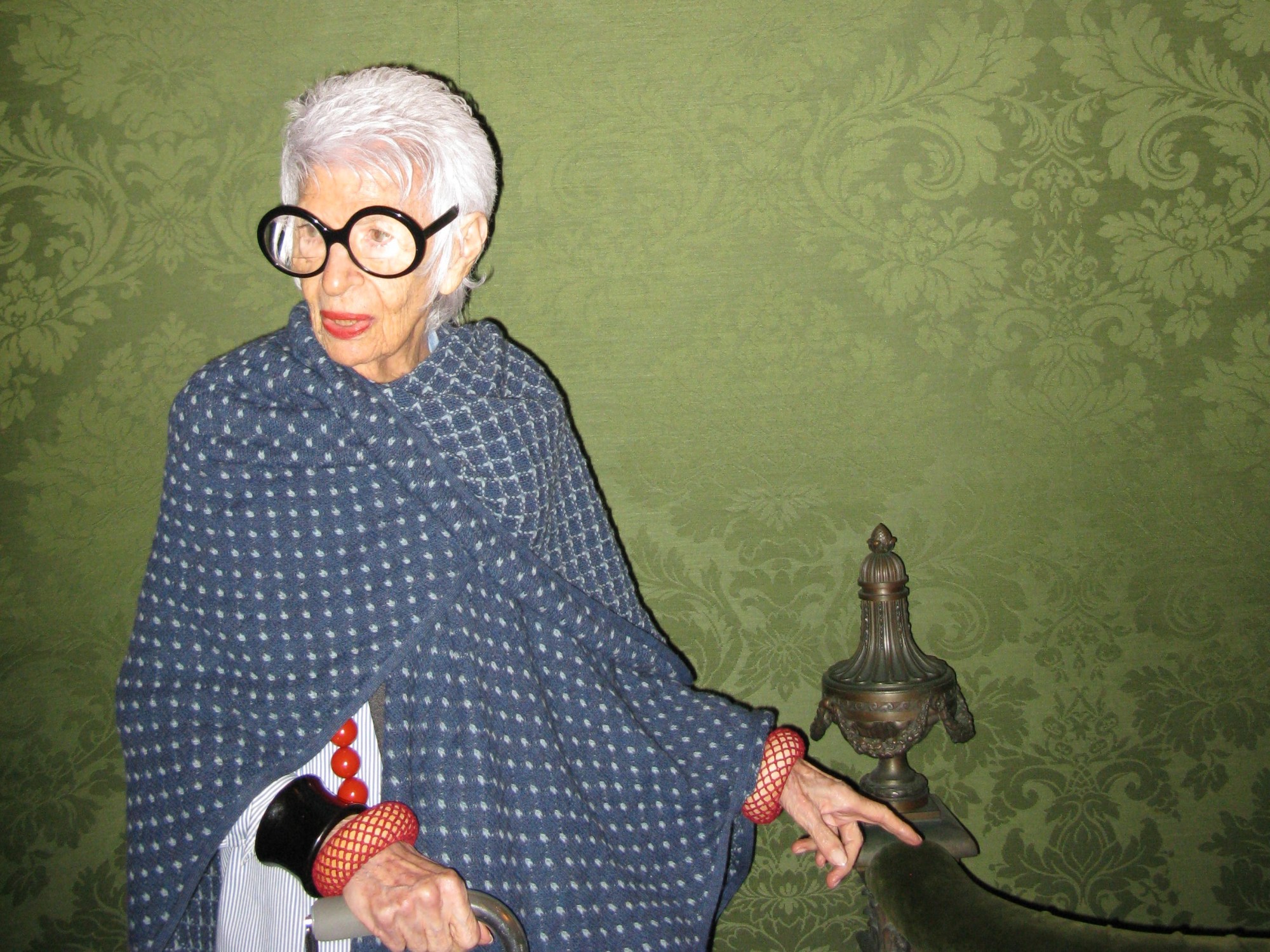iris, iris apfel, fashion, fashion icon, rare bird of fashion, geriatric fashionista